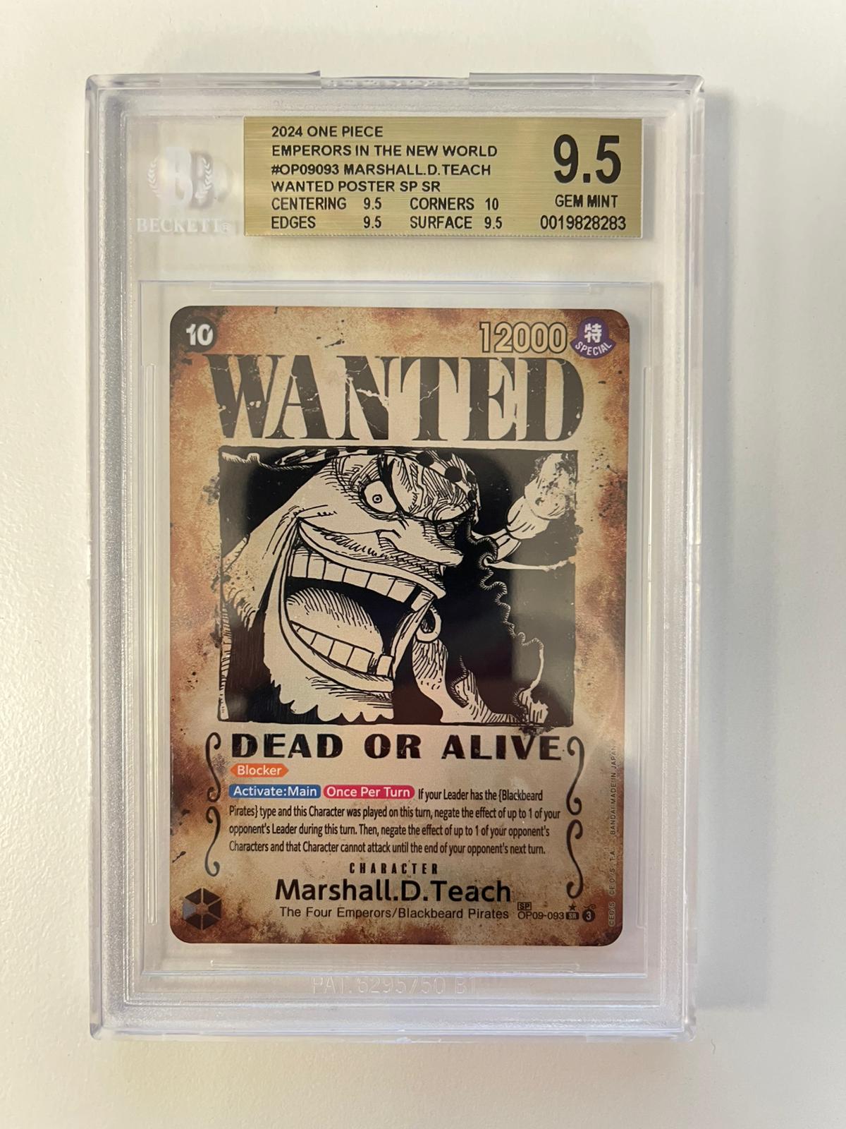 Marshall D. Teach Wanted OP09-093 ENG BGS 9.5