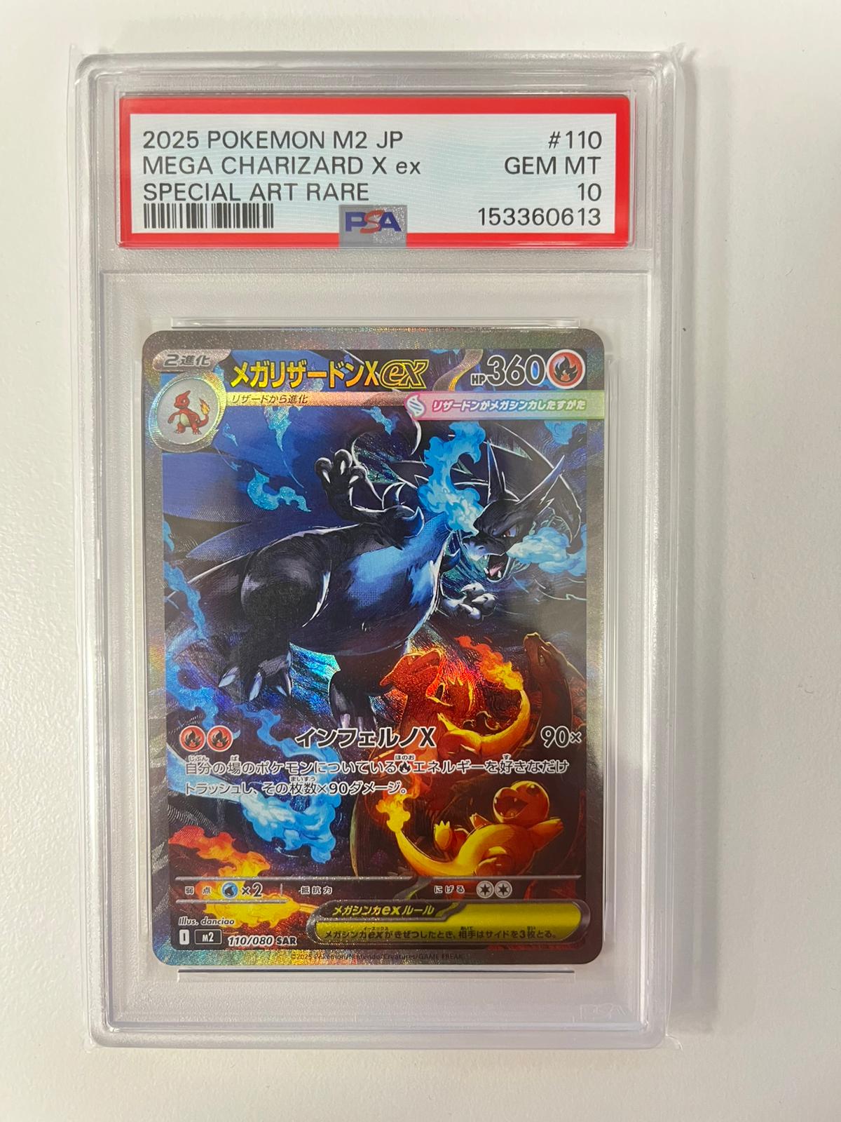 Mega Charizard X Ex m2 JAP PSA 10