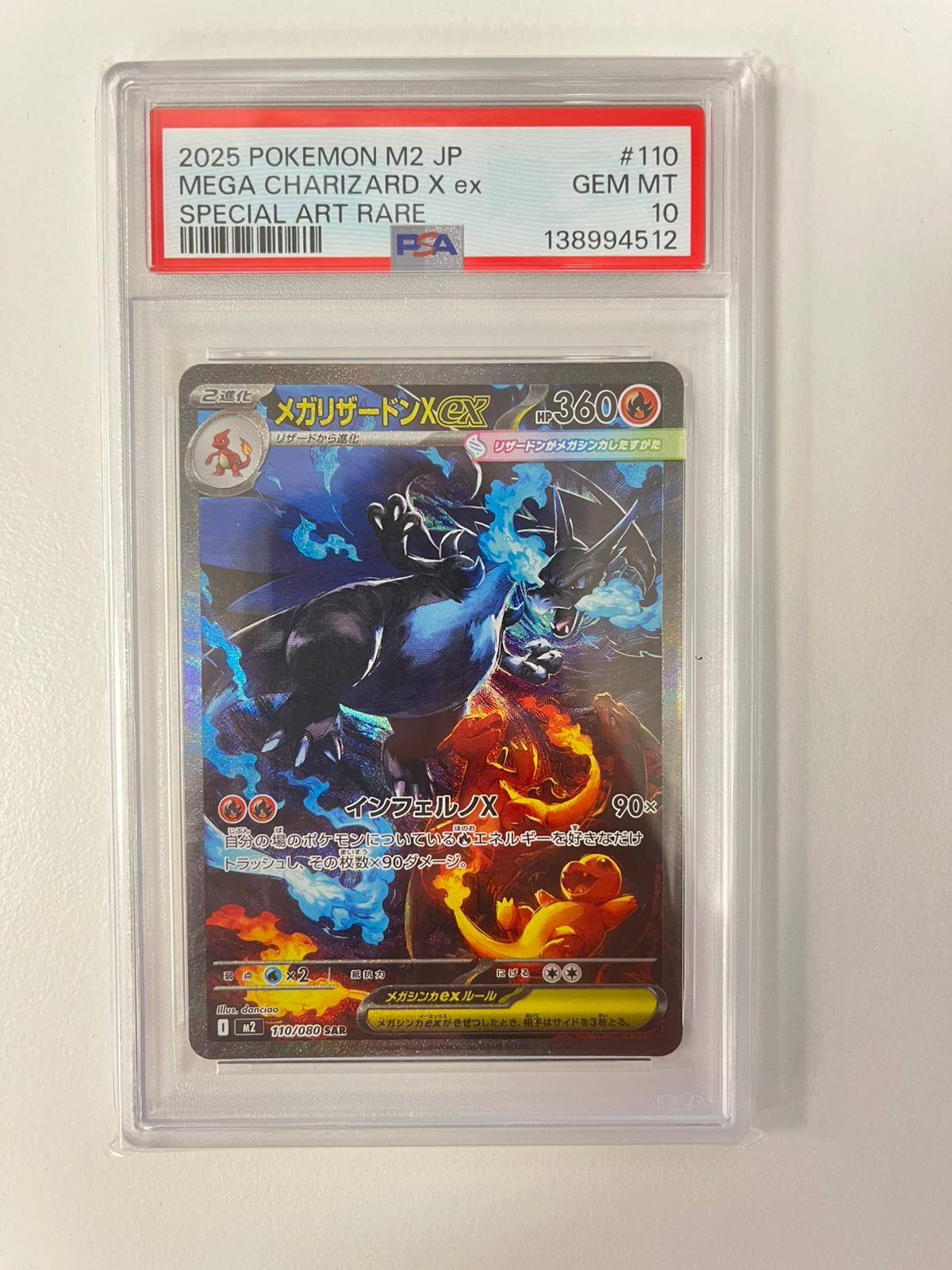 Mega Charizard X Ex m2 JAP PSA 10