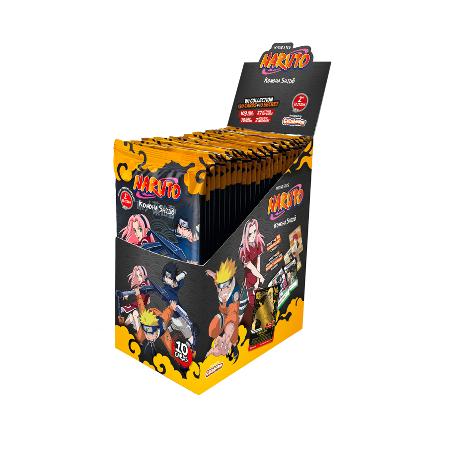 Naruto Mythos – 2nd Edition - Konoha Shidō Display 24 Buste (EN)
