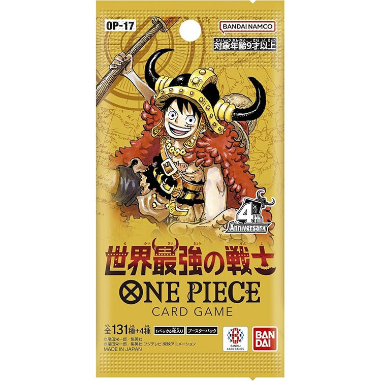 OP-17 The World’s Strongest Warriors - Busta 6 Carte (JAP)
