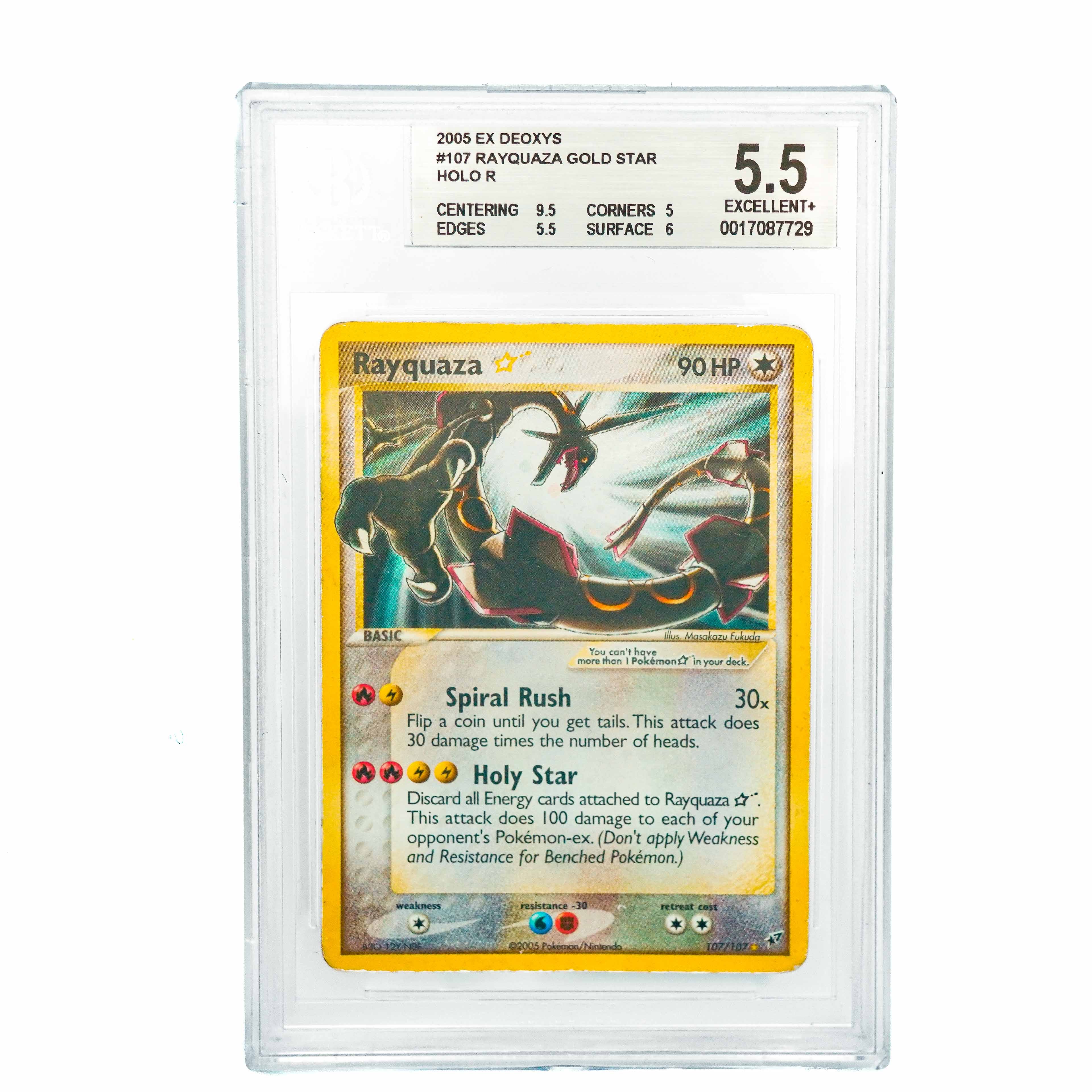 Rayquaza Gold Star ENG BGS 5.5