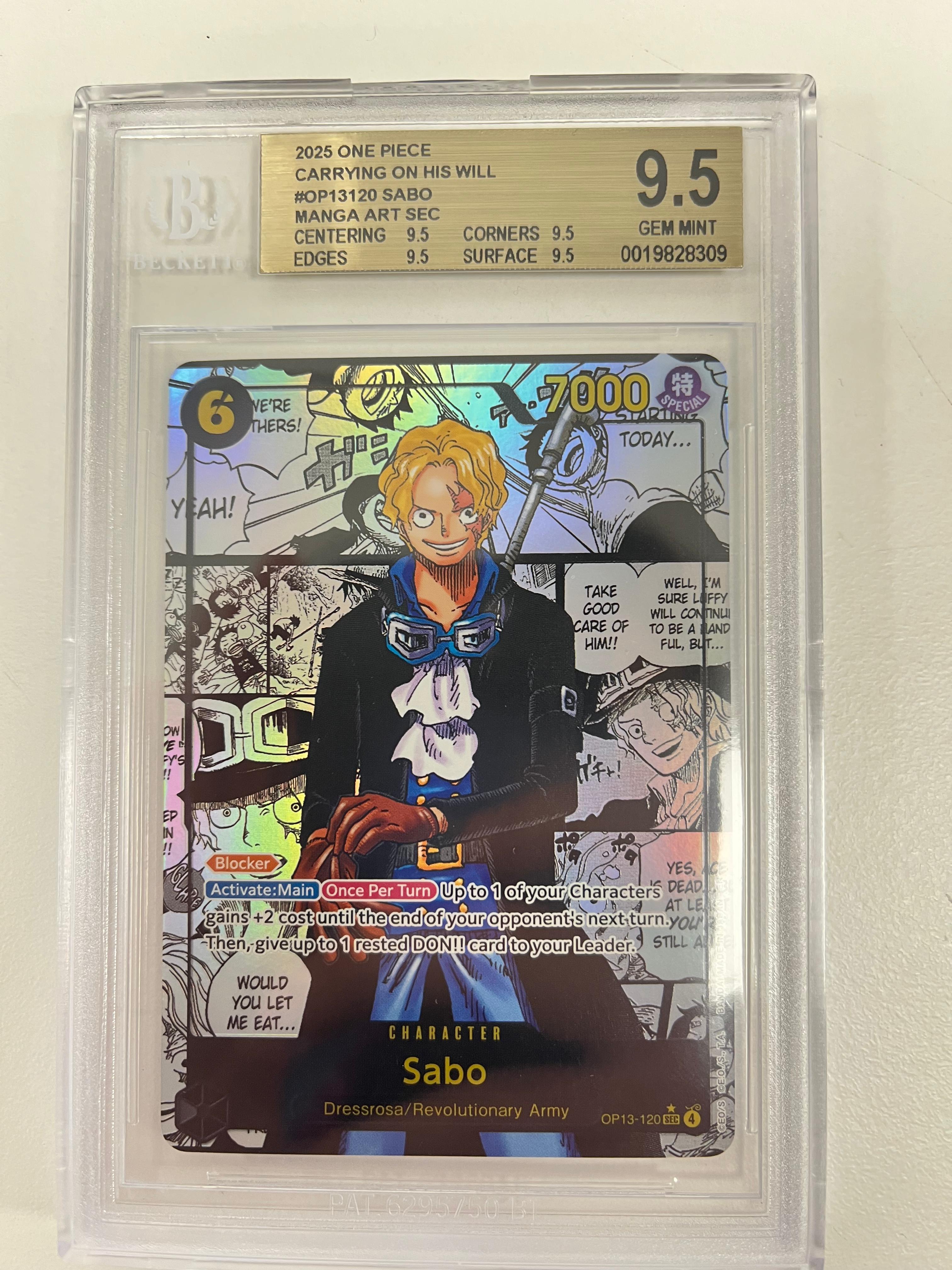 Sabo Manga Rare OP13-120 ENG BGS 9.5