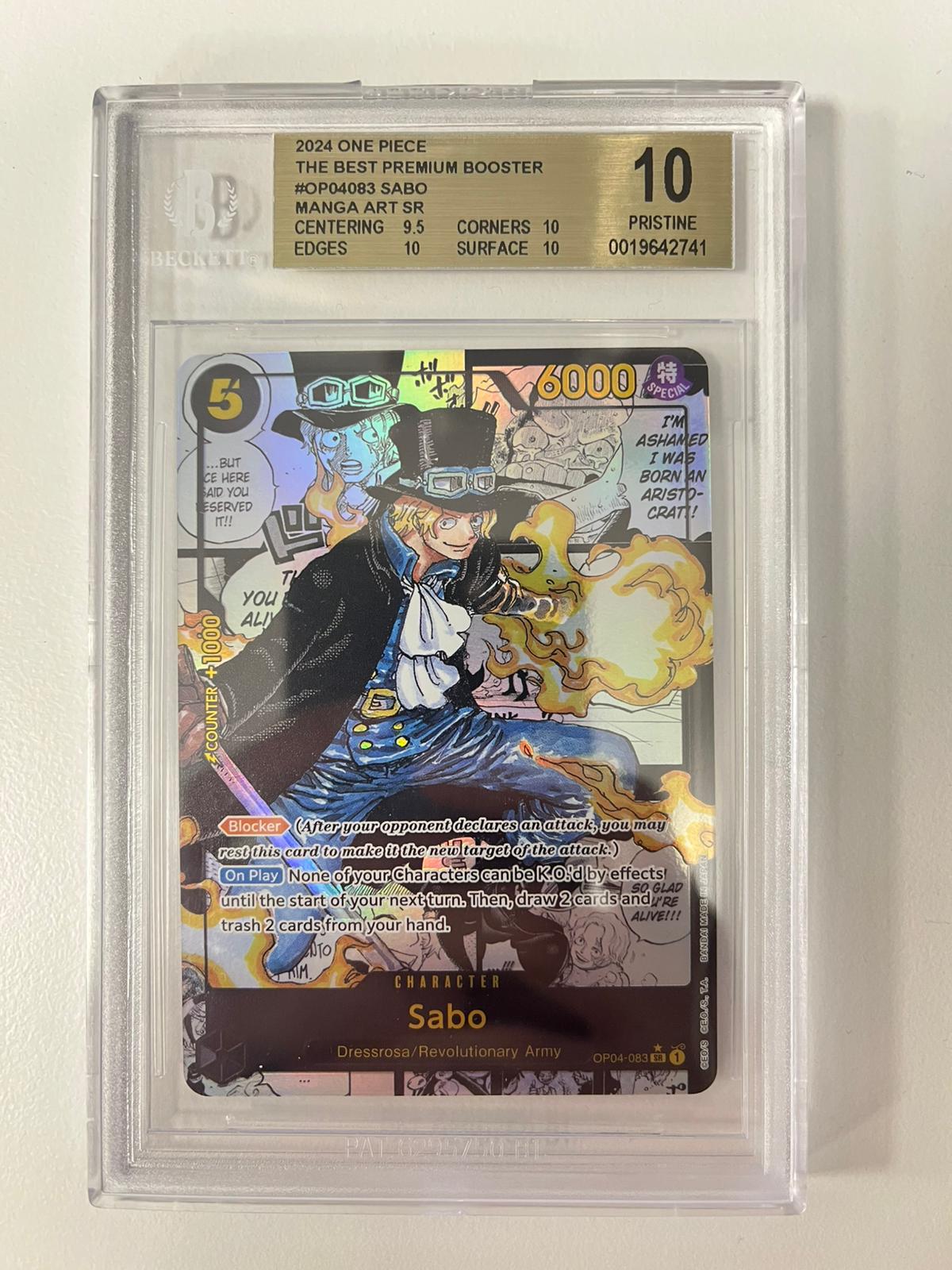 Sabo Manga Rare PRB01/OP04-083 ENG BGS 10