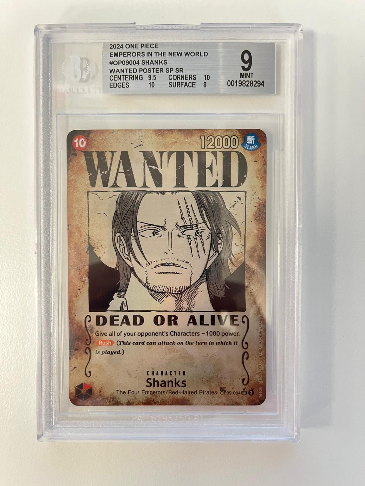 Shanks Wanted OP09-004 ENG BGS 9