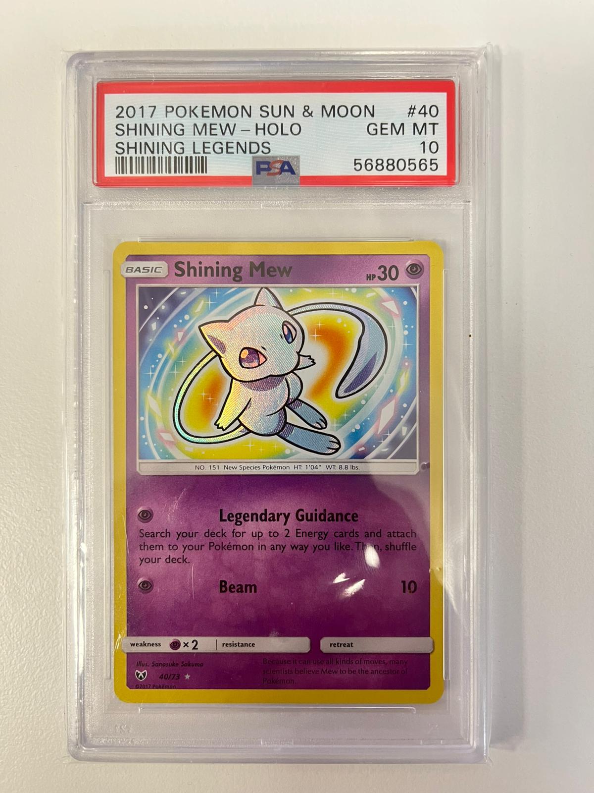 Shining Mew Shining Legends ENG PSA 10