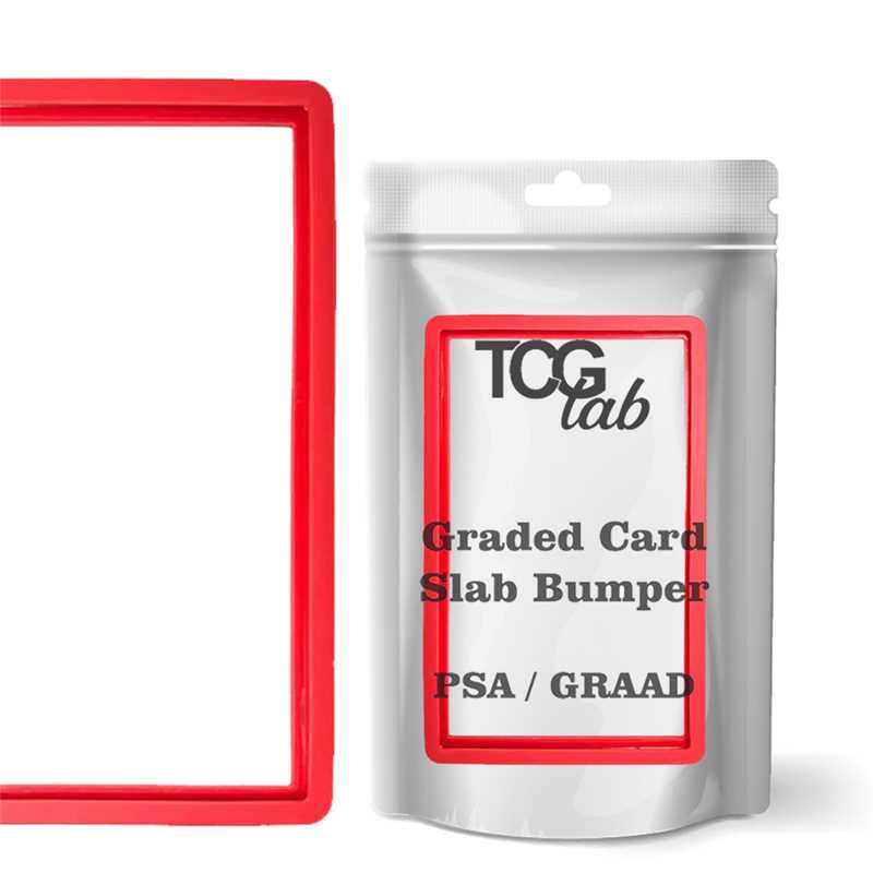 TcgLab Bumper per Graded Cards in Silicone (PSA/GRAAD) - Rosso