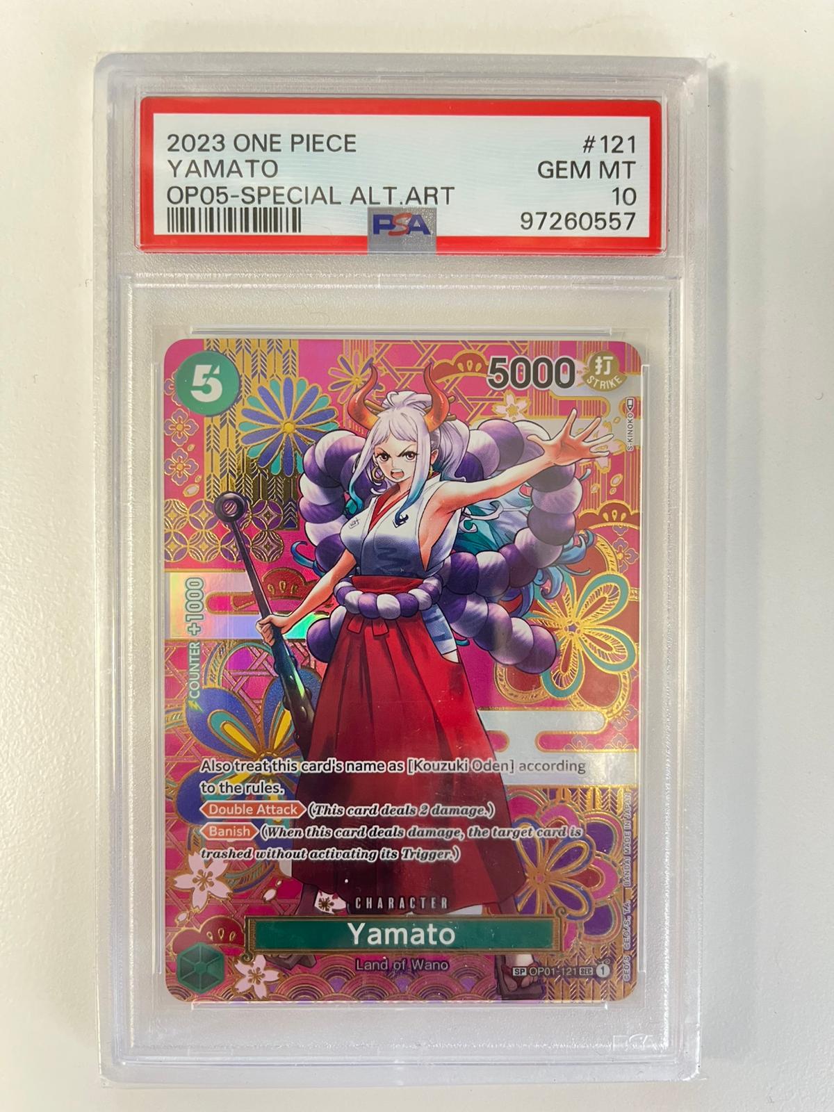 Yamato Mosaic Rare OP01-121 ENG PSA 10