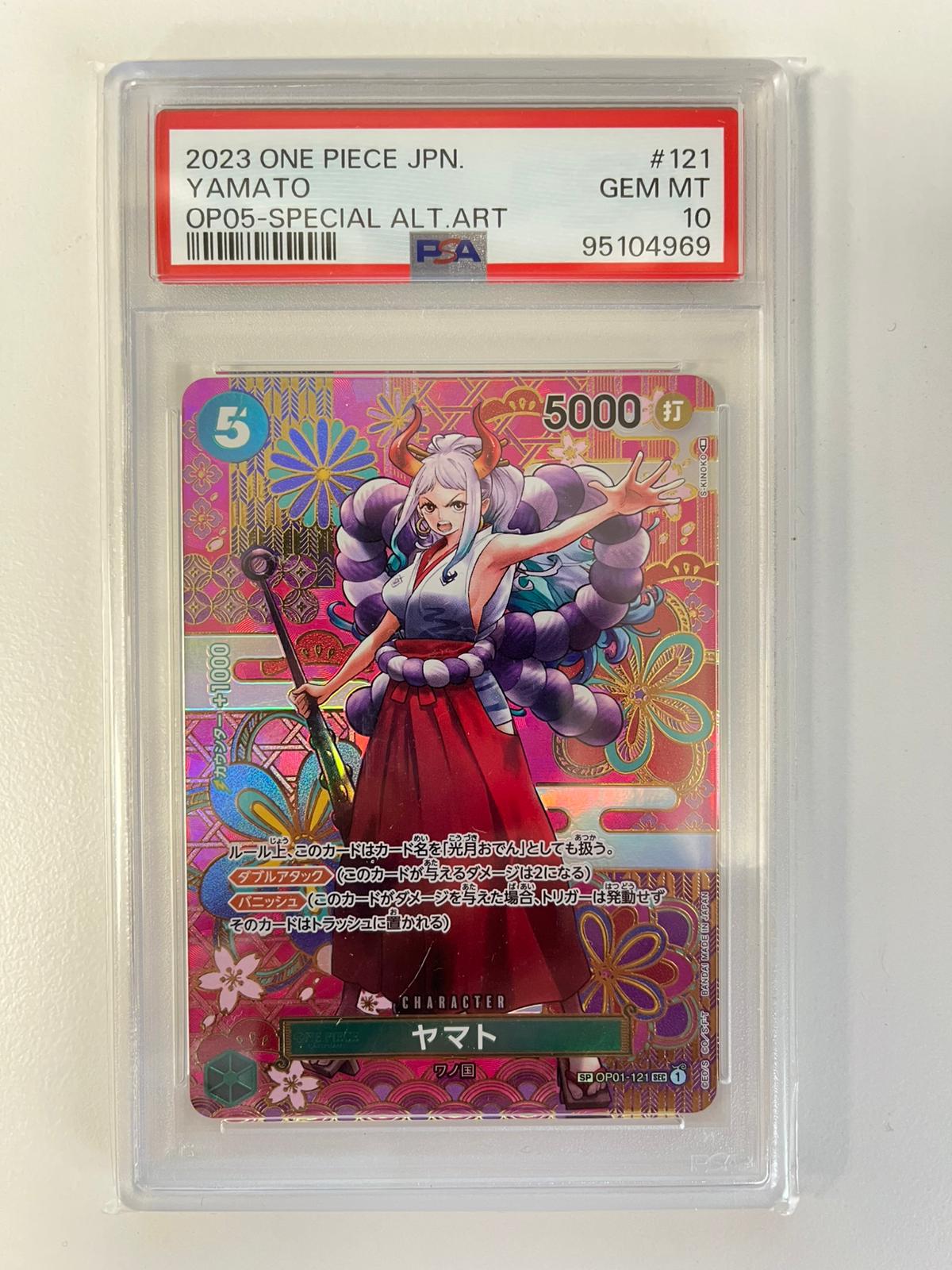 Yamato Mosaic Rare OP01-121 JAP PSA 10