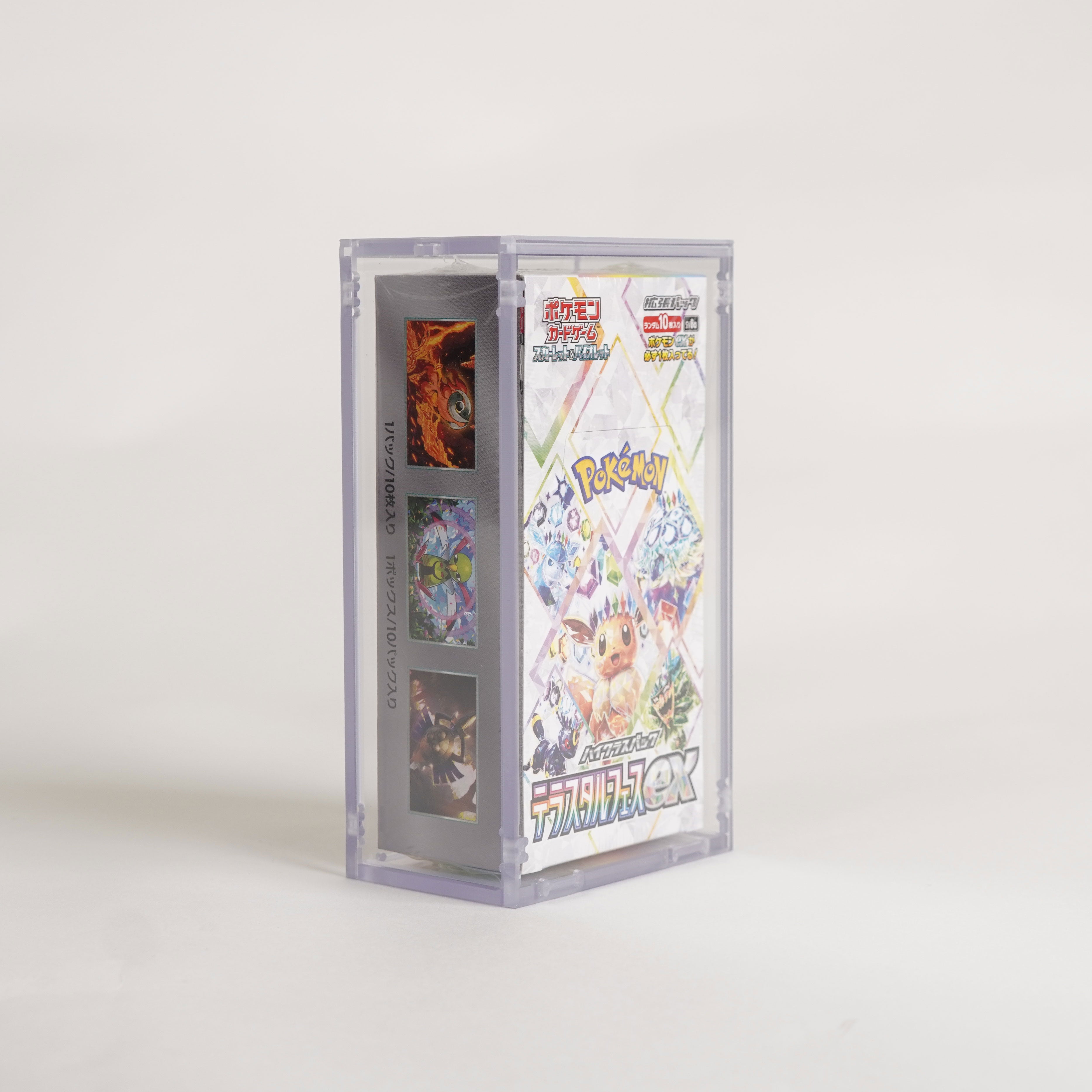 Case Protettivo in Plexiglass per Box Pokemon Slim CN/JAP 10 Buste