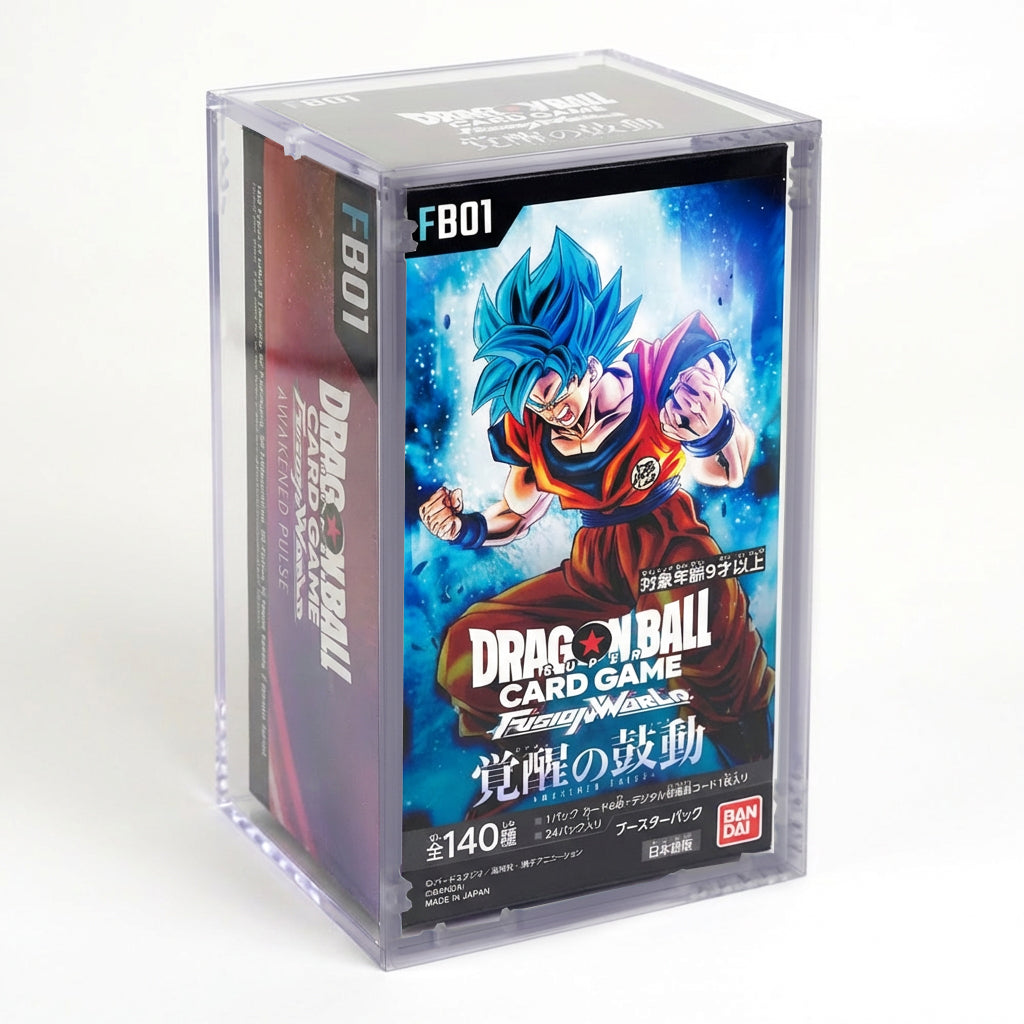 Case Protettivo in Plexiglass per Box Dragon Ball Fusion World JAP