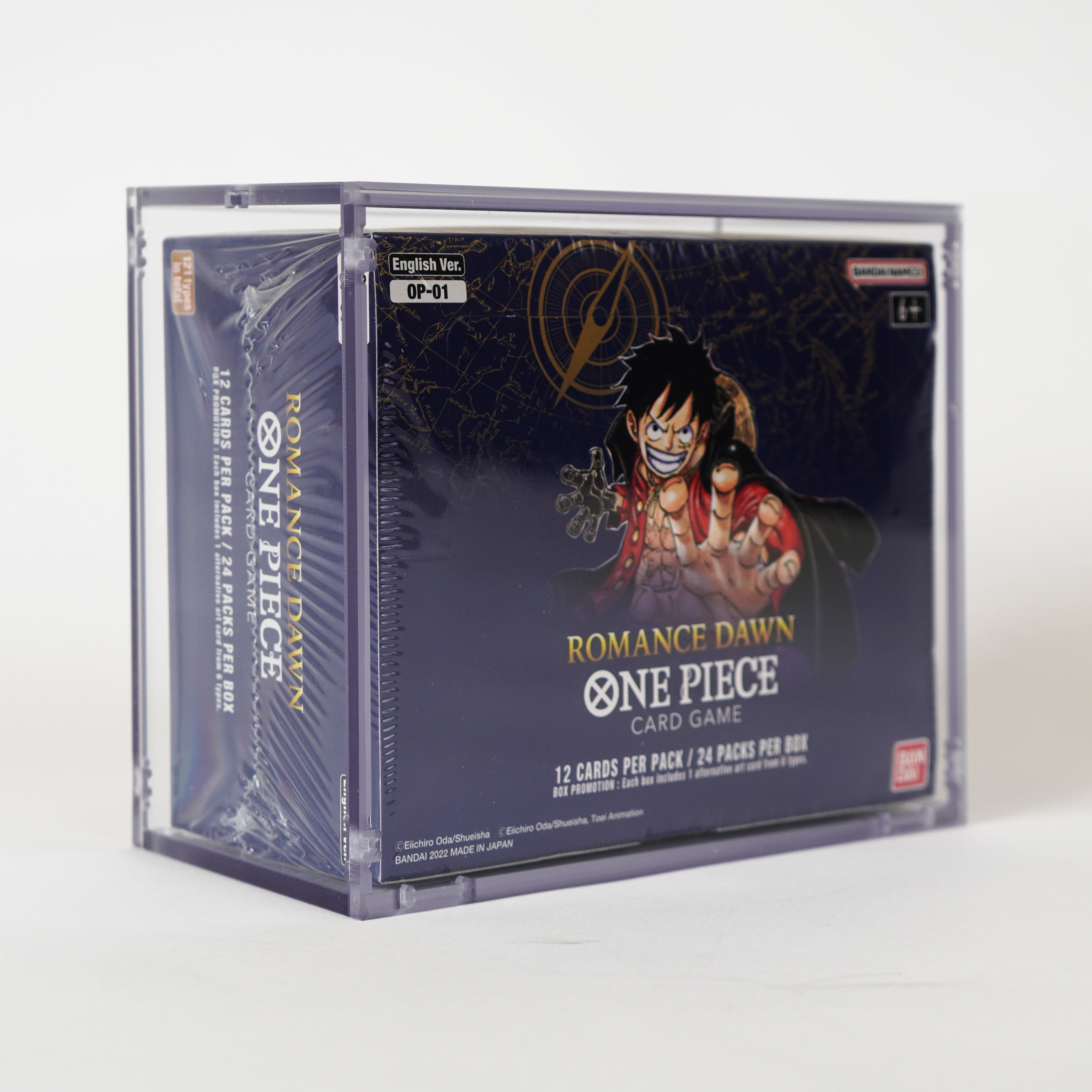 Case Protettivo in Plexiglass per Box One Piece OP-01 White Bottom e OP-03 (ENG)