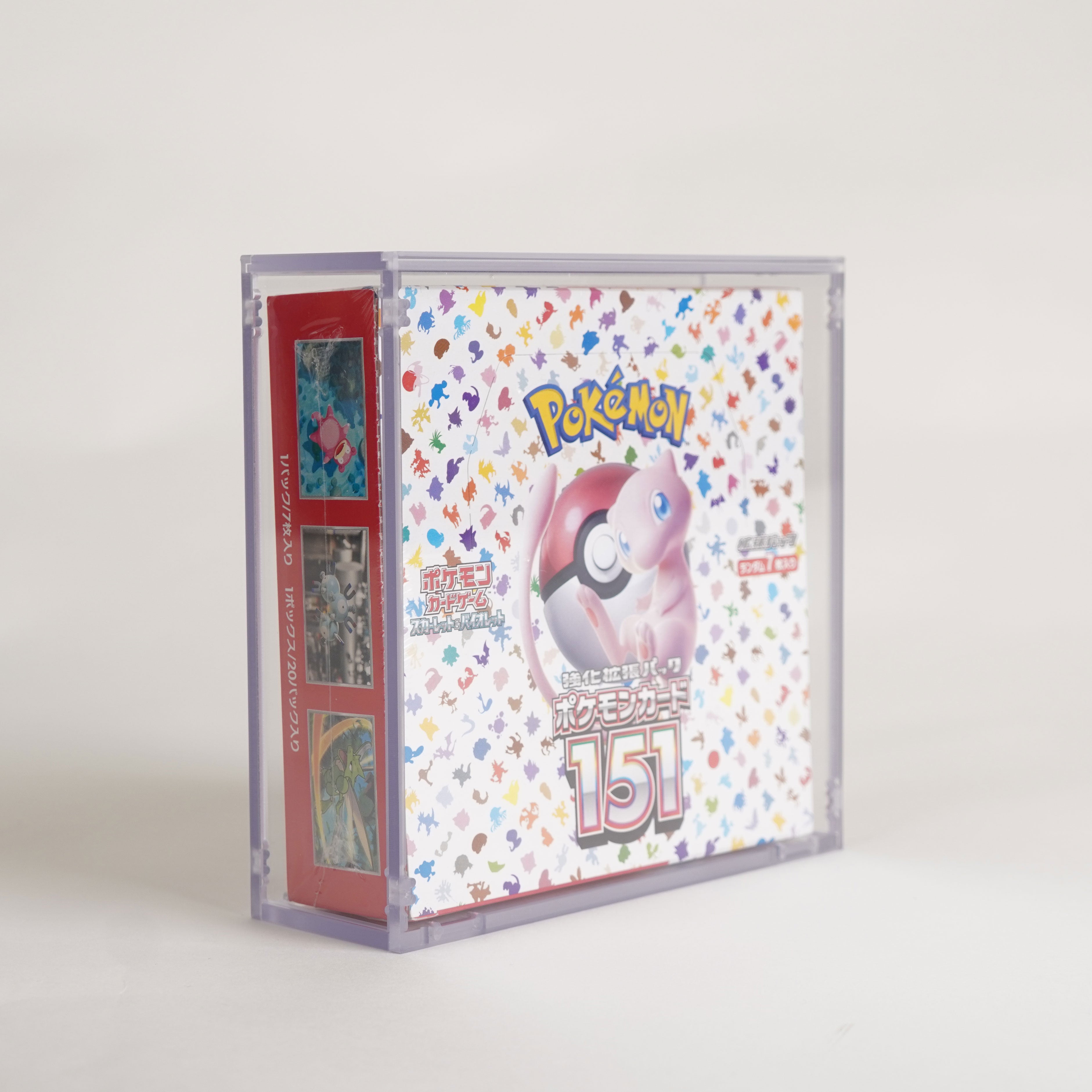 Case Protettivo in Plexiglass per Box Pokemon JAP 20/30 Buste